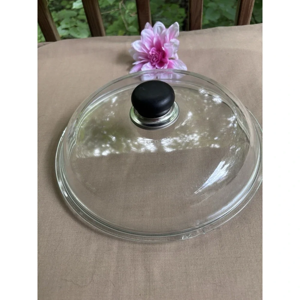 Pyrex Clear Glass Round Replacement Lid Vintage 10